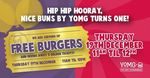 [VIC] Free Burgers 11am-12pm Thursday (19/12) @ YOMG (Berwick)