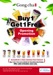 [ACT] Buy 1 Drink,  Get 1 Free,  21/12/19 - 23/12/19 @ Gongcha  (Canberra, The Mark @ Founders Lane)