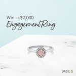 Win an 18ct Rose and White Gold Diamond Ring Valued at $2000 from Xennox Diamonds