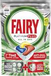 ½ Price Fairy Platinum Plus Dishwasher Tablets Lemon 45 Pack $17.50 ($0.39 Per Tablet) @ Woolworths