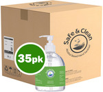 Hand Sanitiser - Safe & Clean Hands 500ml 75% Alcohol Bulk 35 Pack $271.04 + Delivery or Free Pickup @ Safe and Clean Hands