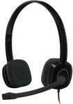 [NSW, QLD] Logitech H151 Headset - Black $29 (Pick Up Only) @ Umart