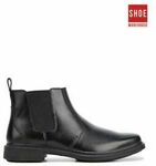 [eBay Plus] Hush Puppies DEACON Black Mens Ankle Leather Boots $39.20 Delivered (RRP $169) @ Shoe Warehouse Australia eBay