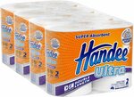 Handee Double Length Ultra Paper Towel, White 8 Rolls (4x 2 Rolls) $13.99 + Delivery ($0 with Prime/ $39 Spend) @ Amazon AU