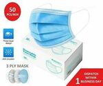 [SA] 50x 3ply Disposable Face Mask $5.99 Delivered ($4.97 Each When Purchase 100x) @ Iot Hub eBay