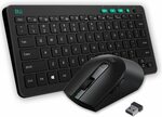 Rii RKM709 Ultra-Slim Wireless Keyboard & Mouse $25.19 + Delivery ($0 with Prime/ $39 Spend) @ Ruige Direct via Amazon AU