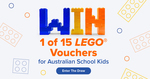 Win 1 of 15 LEGO Vouchers for Australian School Kids (Worth $150 Each) from Cluey Learning