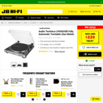 Audio Technica LP60XUSB Fully Automatic Turntable (Gun Metal) $229 + Shipping / CC @ JB Hi-Fi