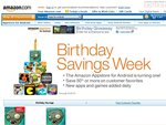 [Android] Amazon AppStore - Birthday Savings Week