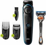 Braun Beard Trimmer BT3240, Beard Trimmer and Hair Clipper, 39 Length Settings, Black/Blue $59 Delivered @ Amazon AU