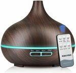39% off Essential Oil Diffuser Humidifier $21.99 (Was $35.99) + Delivery ($0 with Prime / $39 Spend) @ K KBAYBO Amazon AU