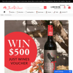 Win a $500 Gift Voucher from Just Wines