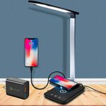 YESDEX LED Desk Lamp with Wireless Charger $18.49 + Delivery ($0 with Prime / $39 Spend) @ Yesdex Amazon AU