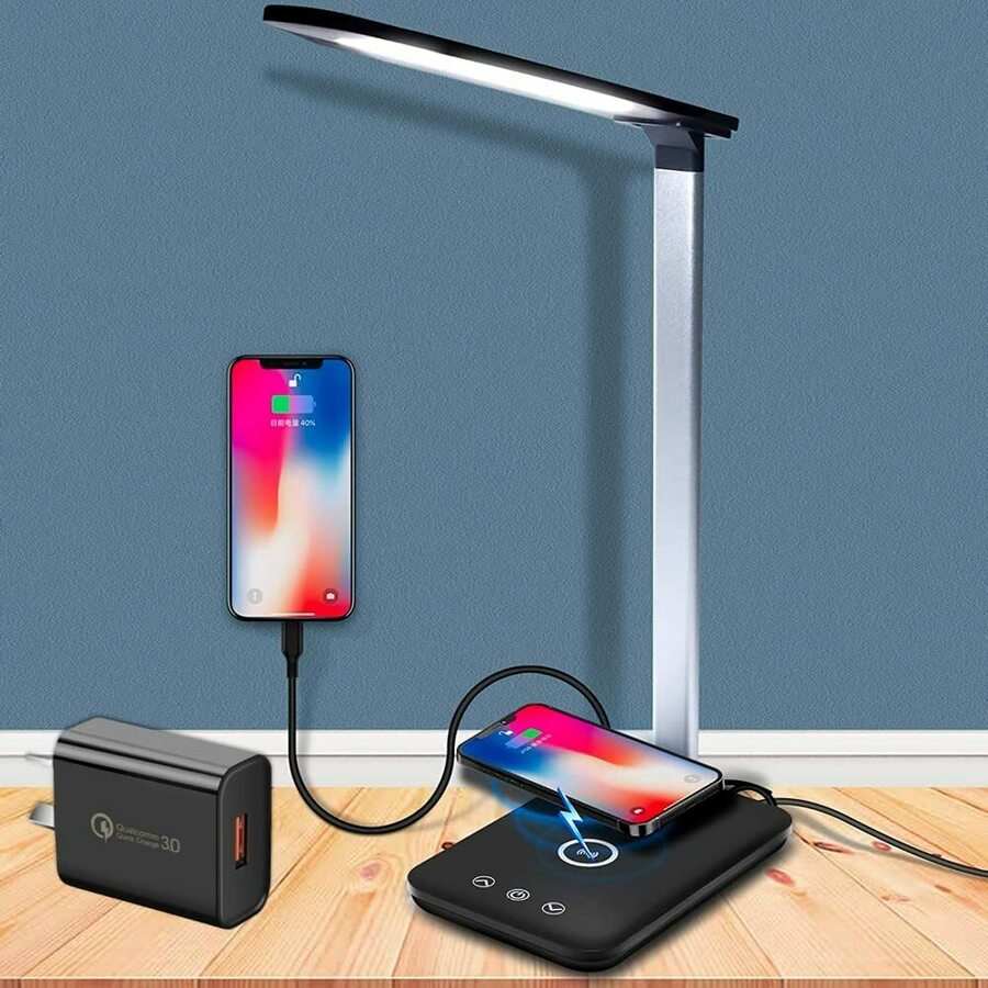 YESDEX LED Desk Lamp with Wireless Charger 18.49 + Delivery (0 with