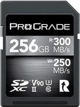 ProGrade SDXC UHS-II V90 300R Memory Card 64GB $89.59, 128GB $139.29, 256GB $248.49 Delivered @ Prograde via Amazon AU