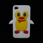 Penguin Soft Silicone Case Cover for iPhone 4/4S for $2.99 + Free Shipping