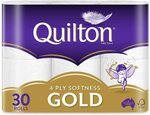 Quilton 4 Ply Toilet Tissue (140 Sheets, 11cm X 10cm), Pack of 30 $21.00 ($18.90 S&S) + Post ($0 Prime/ $39 Spend) @ Amazon AU