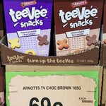 [WA] Arnott's TeeVee Snacks 165g $0.69 @ Spudshed