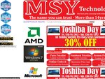 30% off Toshiba C665 Series Laptop @ MSY 