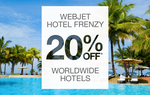 20% off Hotels ($100 Cap, Excludes Some Hotels) @ Webjet