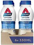 Atkins LowCarb Protein Shake Chocolate Drink 330ml, Pack of 6 $12 ($10.80 SS) + Delivery ($0 with Prime/ $39 Spend) @ Amazon AU