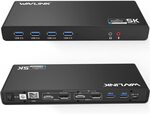 WAVLINK Universal Single 5K/Dual 4K Laptop Docking Station $156.68 (Was $208.99) Delivered @ Wavlink-RC via Amazon AU