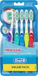 Oral-B All Rounder Fresh Clean Toothbrush Soft 5 Pack $5 ($4.50 S&S) + Delivery ($0 with Prime/ $39 Spend) @ Amazon AU