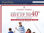 Brooks Brothers Save up to 40% Online Store