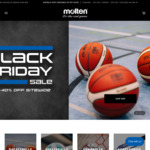 20-40% off Sitewide (Basketballs from $14.96) @ Molten Australia