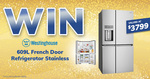 Win a Westinghouse 609L French Door Refrigerator Worth $3,799 from Bi-Rite