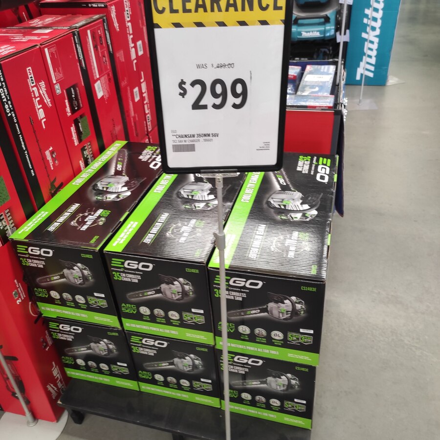[SA] EGO 350mm Chainsaw Kit (Cs1403e) 299 (Was 499) inStore Total
