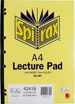 10x Spirax 907 Lecture Pad Side Opening A4 140 Page $4.10 + Delivery ($0 with Prime/ $39 Spend) @ Amazon AU