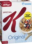 Kellogg's Special K Original 500g $4.50 (Min Qty 2, S&S $4.05) + Delivery ($0 with Prime/$39 Spend) @ Amazon AU