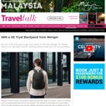 Win a Wenger XE Tryal Backpack from Travel Talk Magazine