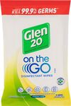[Prime] Glen 20 On The Go Disinfectant Wipes (600 Wipes, 40 Packs of 15) $11.89 ($10.70 S&S) Delivered @ Amazon AU