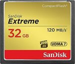 SanDisk 32GB Extreme CompactFlash Memory Card $36.73 + Delivery ($0 with Prime/$49 Spend) @ Amazon UK via Amazon AU
