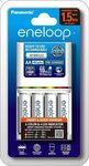 Panasonic Eneloop Smart and Quick Battery Charger + 4 Eneloop AA $39 ($35.10 S&S) Delivered @ Amazon AU