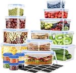 COSANSYS 18-Piece BPA-Free Plastic Food Storage Containers $24.99 + Delivery ($0 with Prime/ $59 Spend) @ SEACOWRY Amazon AU