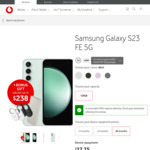 Vodafone – S23FE $10.80p/M + Samsung GWP $238 + Plan Cost