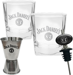 [OnePass] Jack Daniel's Spirit Glasses 2pk w/ Pourer & Jigger $8 Delivered @ Catch