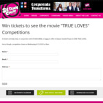 Win Tickets to See The Movie True Loves from Sit down Comedy