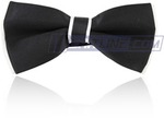 94c Mens Classic Style Silk Bow Tie Cravat, Black & White @ Meritline + Free Shipping