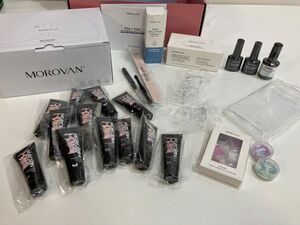 Morovan Poly Gel Professional Nail System Kit - 6 Colours, Lamp, Accessories $29.99 + $14.50 Postage @ Vinnies Victoria eBay