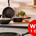 Win 1 of 2 Baccarat Stone 6 Piece Cookware Sets with Stir Fry Pan Valued at $999.99 from Baccarat