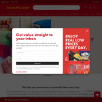 Scan 3 Times and Get $5 (Newsletter Subscription Required) @ The Reject Shop