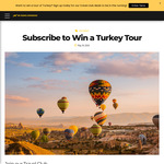 Win a 10-Day Escorted Tour of Turkey from My Travel Experience [No Travel]