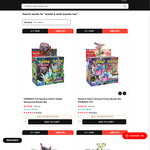 Pokémon TCG: Scarlet & Violet Booster Boxes $152.95 + $10 Delivery @ Gameology