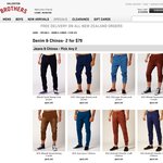 Hallenstein Brothers - Jeans & Chinos 2 for AUD$63! (NZD$79).  Free Delivery on Orders over $50