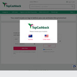 US$3 Extra Cash Back (Minimum Spend US$20) @ TopCashBack US