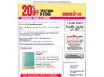 20% off Everything at Koorong, until 31 July